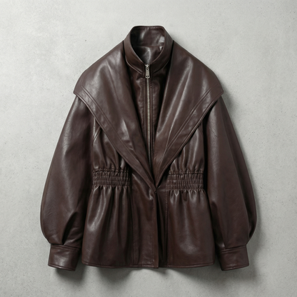 Luxe Leather Jacket - Vonnera
