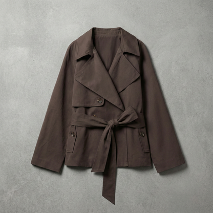 Women's Cotton Trench Coat - Vonnera