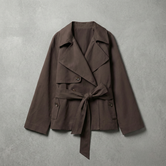 Women's Cotton Trench Coat - Vonnera