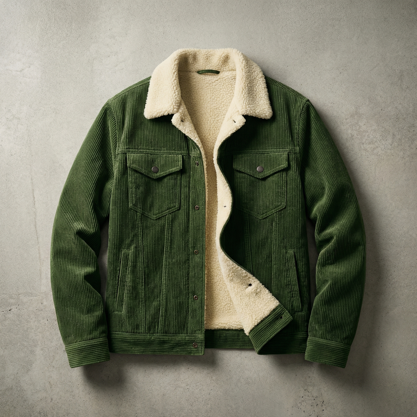 Athens Women's Corduroy Jacket Plush - Vonnera