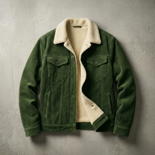 Athens Women's Corduroy Jacket Plush - Vonnera