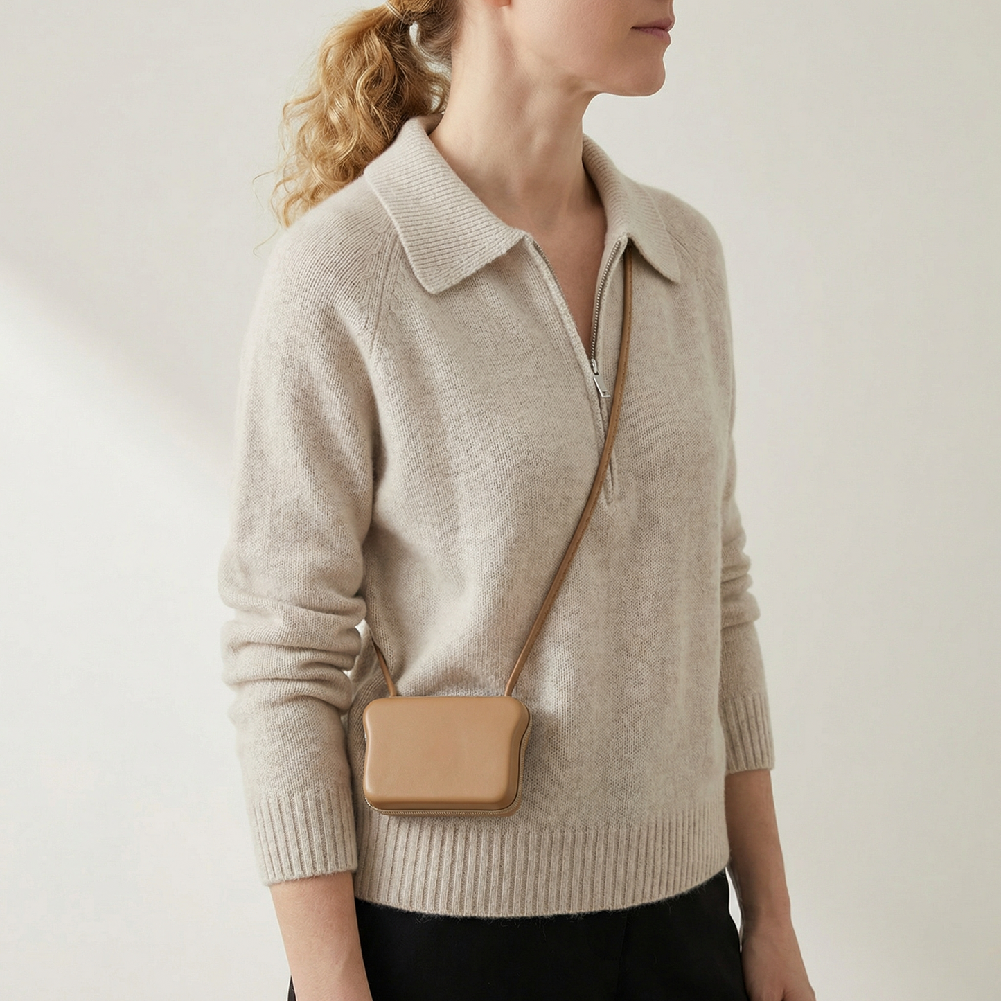 Women's Half Zip Sweater - Vonnera
