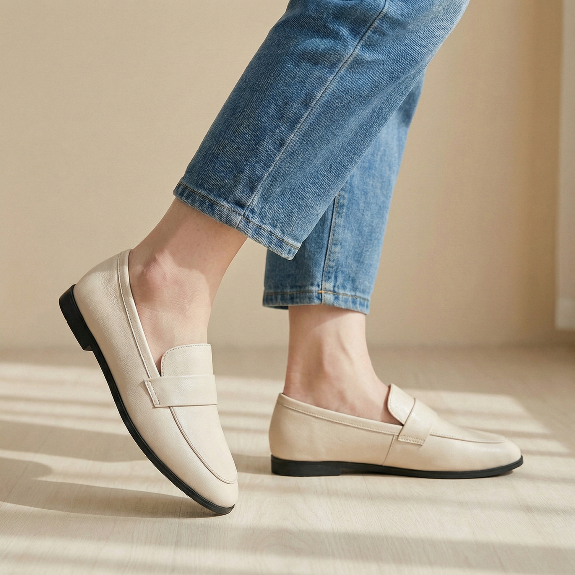 Women's Leather Shoes - Vonnera
