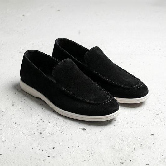 Valencio Men's Suede Leather Loafers - Vonnera