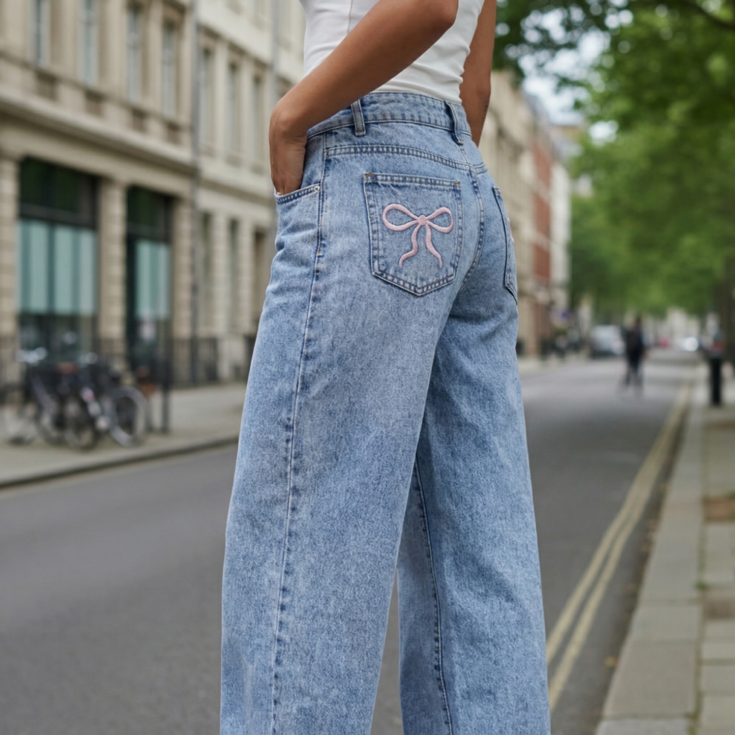 Women's Wide Leg Jeans - Vonnera