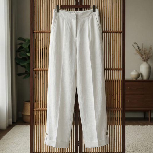 Casual Pants Cotton Relaxed Fit - Vonnera