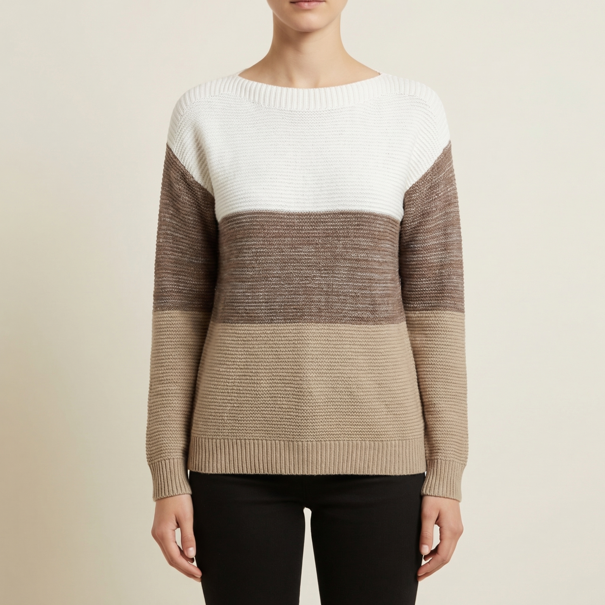 Women's Patchwork Sweater - Vonnera