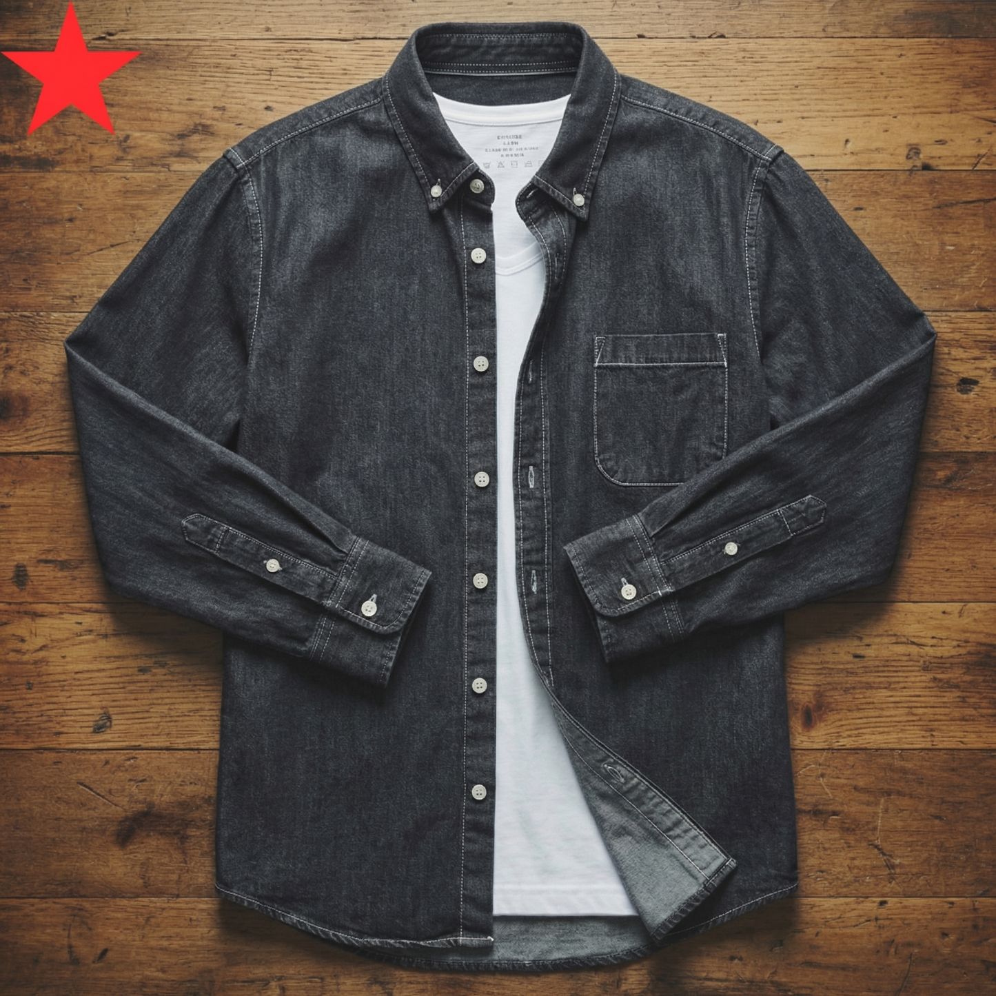 Men's Denim Shirt - Vonnera