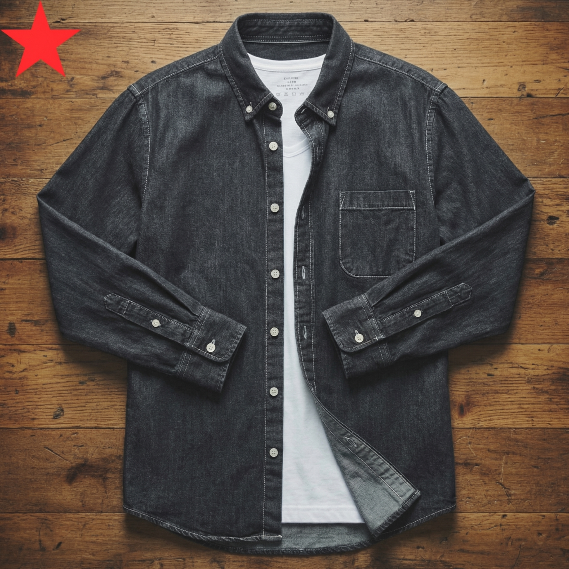 Men's Denim Shirt - Vonnera