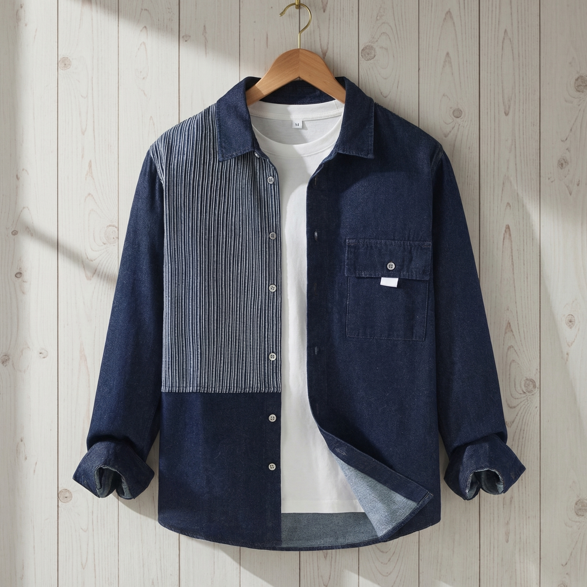 Men's Casual Denim Shirt - Vonnera