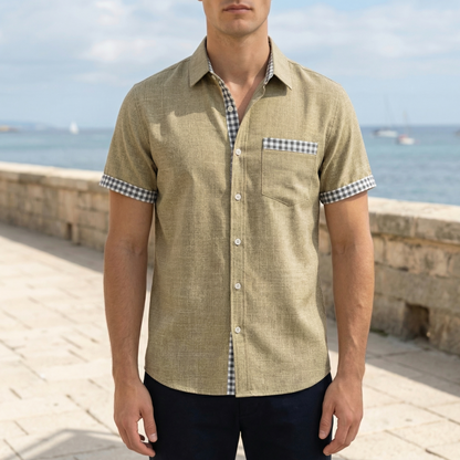 Men's Casual Linen Shirt - Vonnera