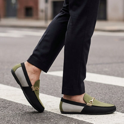 Milano Men's Patchwork Loafers - Vonnera