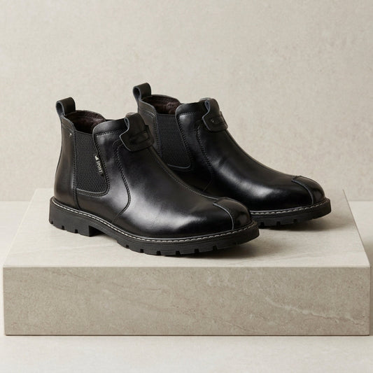Luxe Leather Women's Ankle Boots - Vonnera