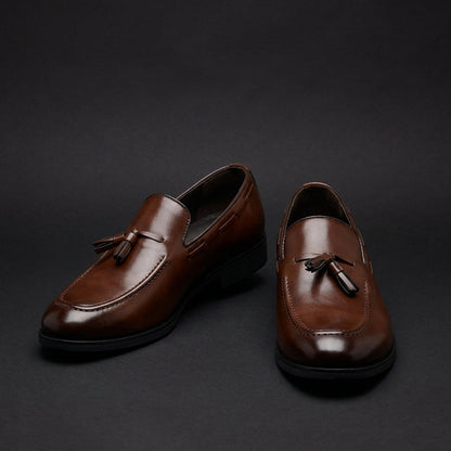 Sorvello Men's Moccasin Leather Shoes - Vonnera