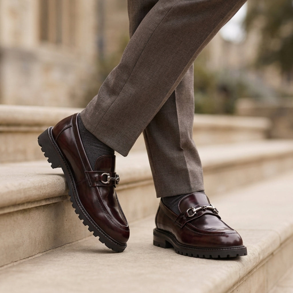 Alaric Men's Leather Loafers - Vonnera