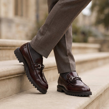 Alaric Men's Leather Loafers - Vonnera