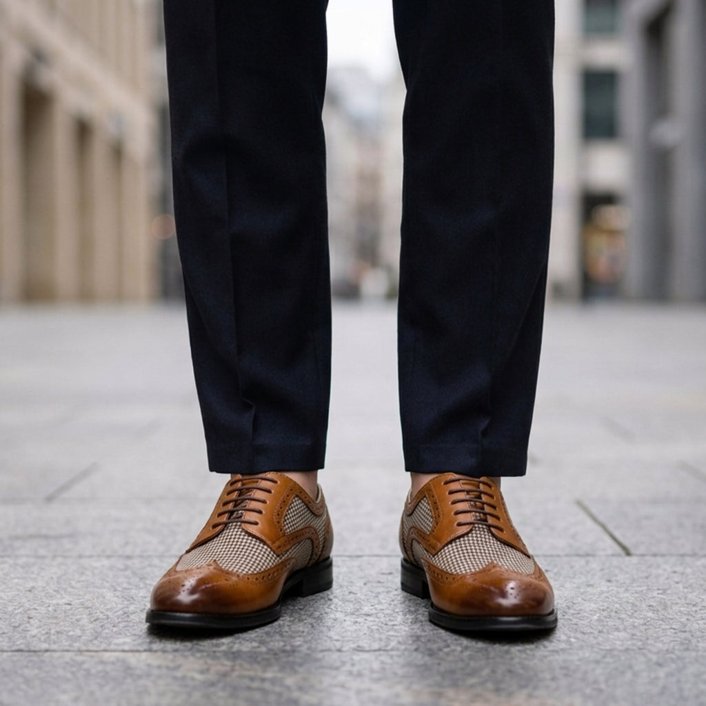 Men's Leather Oxfords - Vonnera