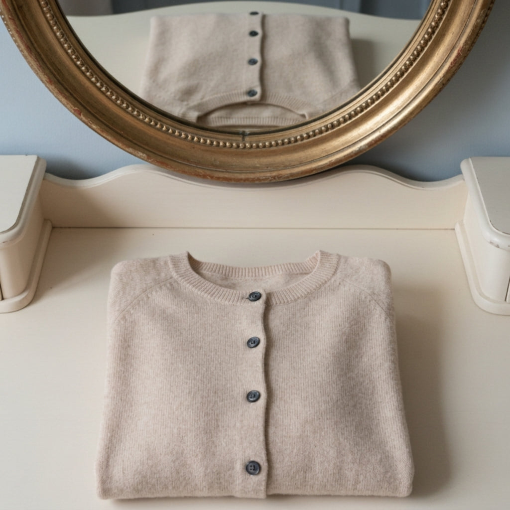 Women's O-Neck Cardigan - Vonnera