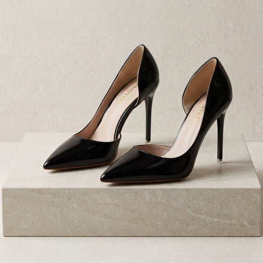 Avery Women's Patent Leather High Heels - Vonnera