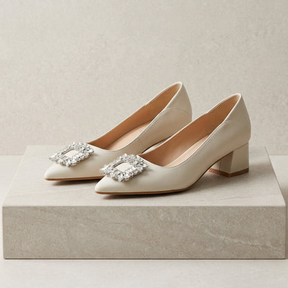 Avenyx Women's Block Heel Shoes - Vonnera