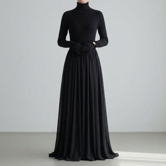 Women's Turtleneck Dress - Vonnera