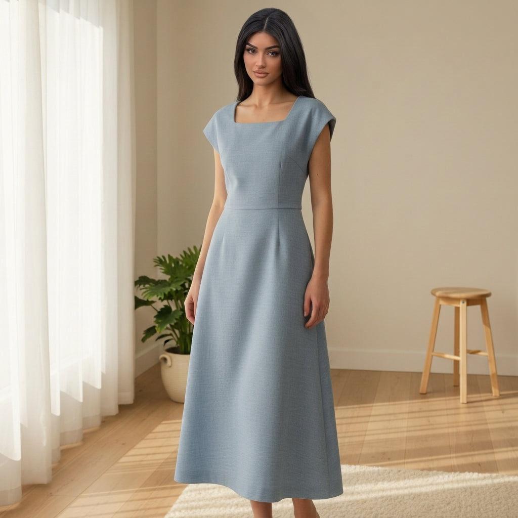 Women's Lace-Up Spaghetti Strap Dress - Vonnera