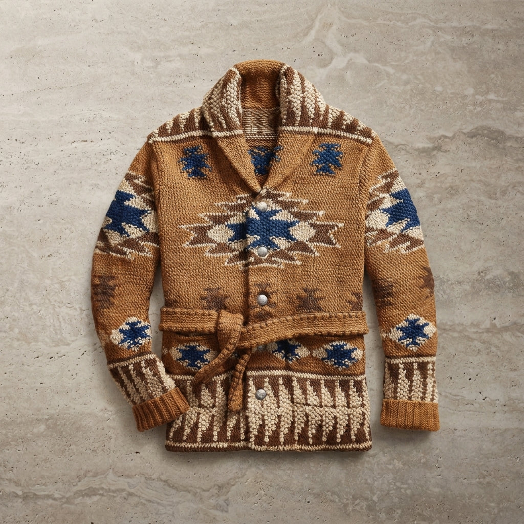 Women's Savannah Jacquard Cardigan - Vonnera