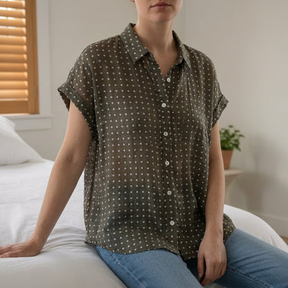 Women's Linen Blouse - Vonnera