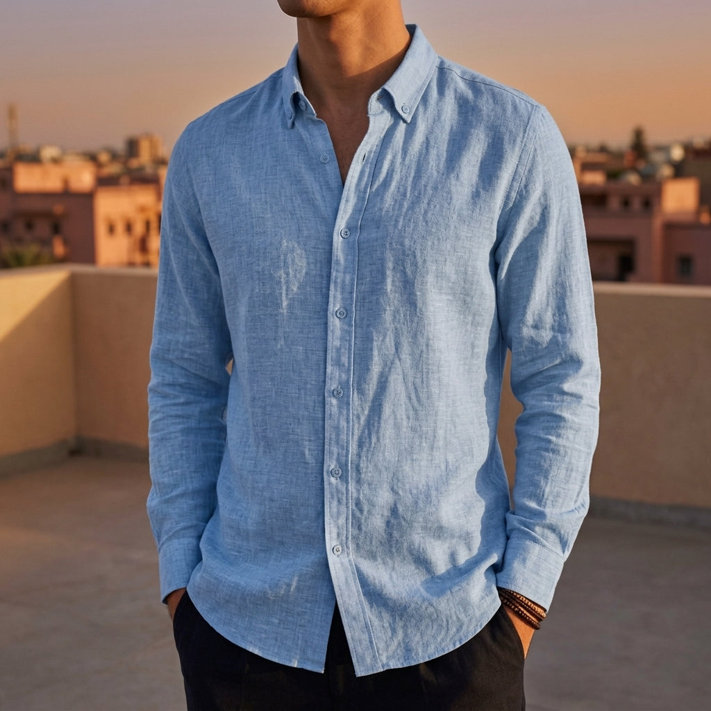 Linen Ibiza Shirt - Vonnera