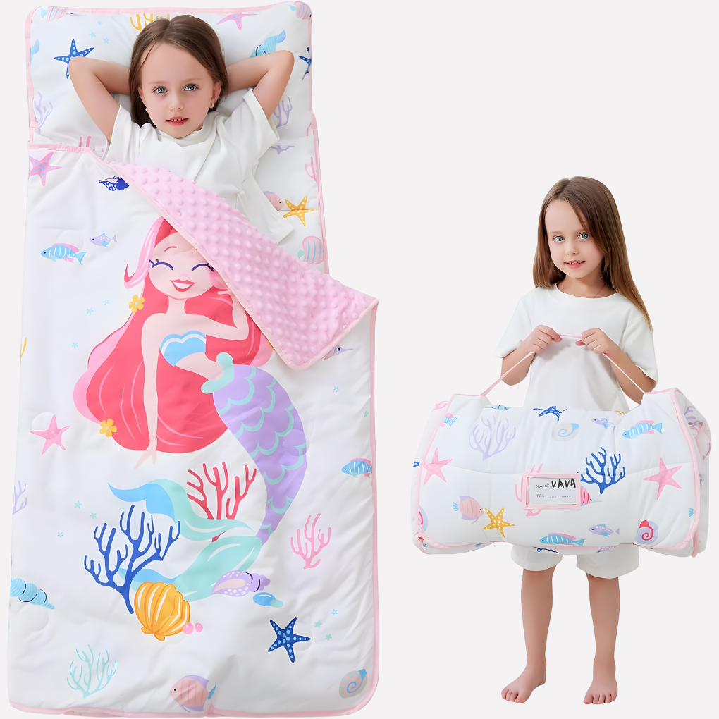 Toddler Sleep Mat With Pillow And Blanket