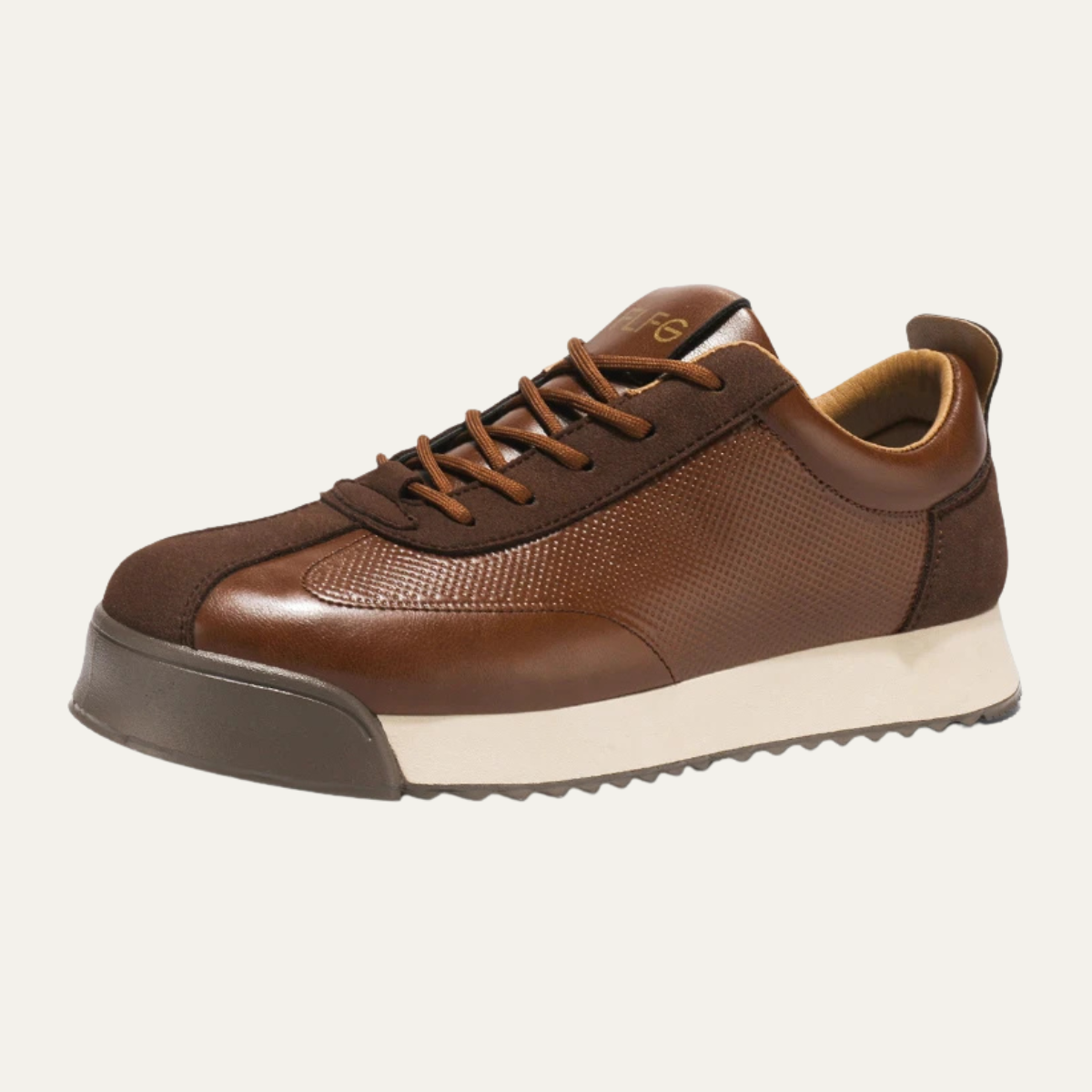Men's Leather Casual Lace Up Shoes - Vonnera