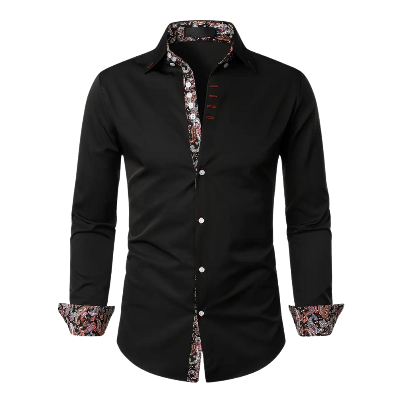 Men's Paisley Accent Dress Shirt