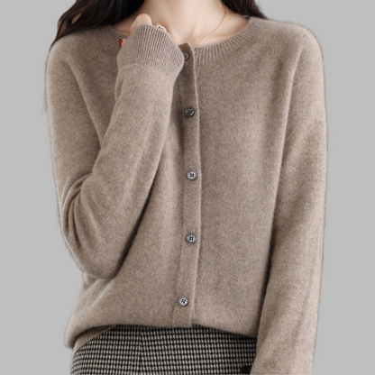 Women's Open Neck Cardigan