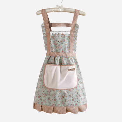 Women's Floral Print Kitchen Apron