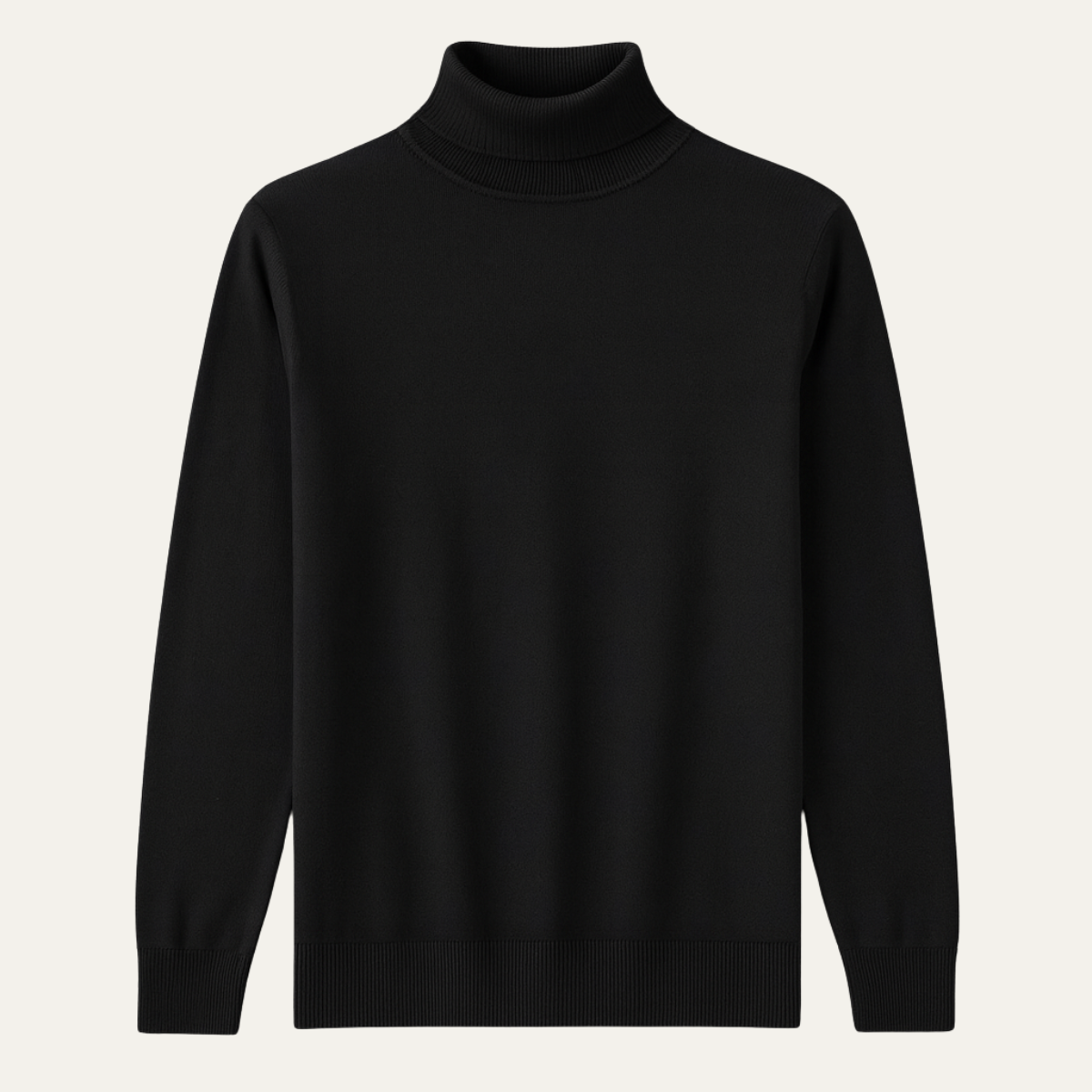 Men's Cotton Turtleneck Sweater Slim Fit Classic - Vonnera