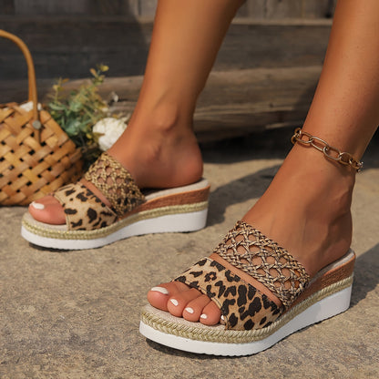 Women's Woven Wedge Sandals