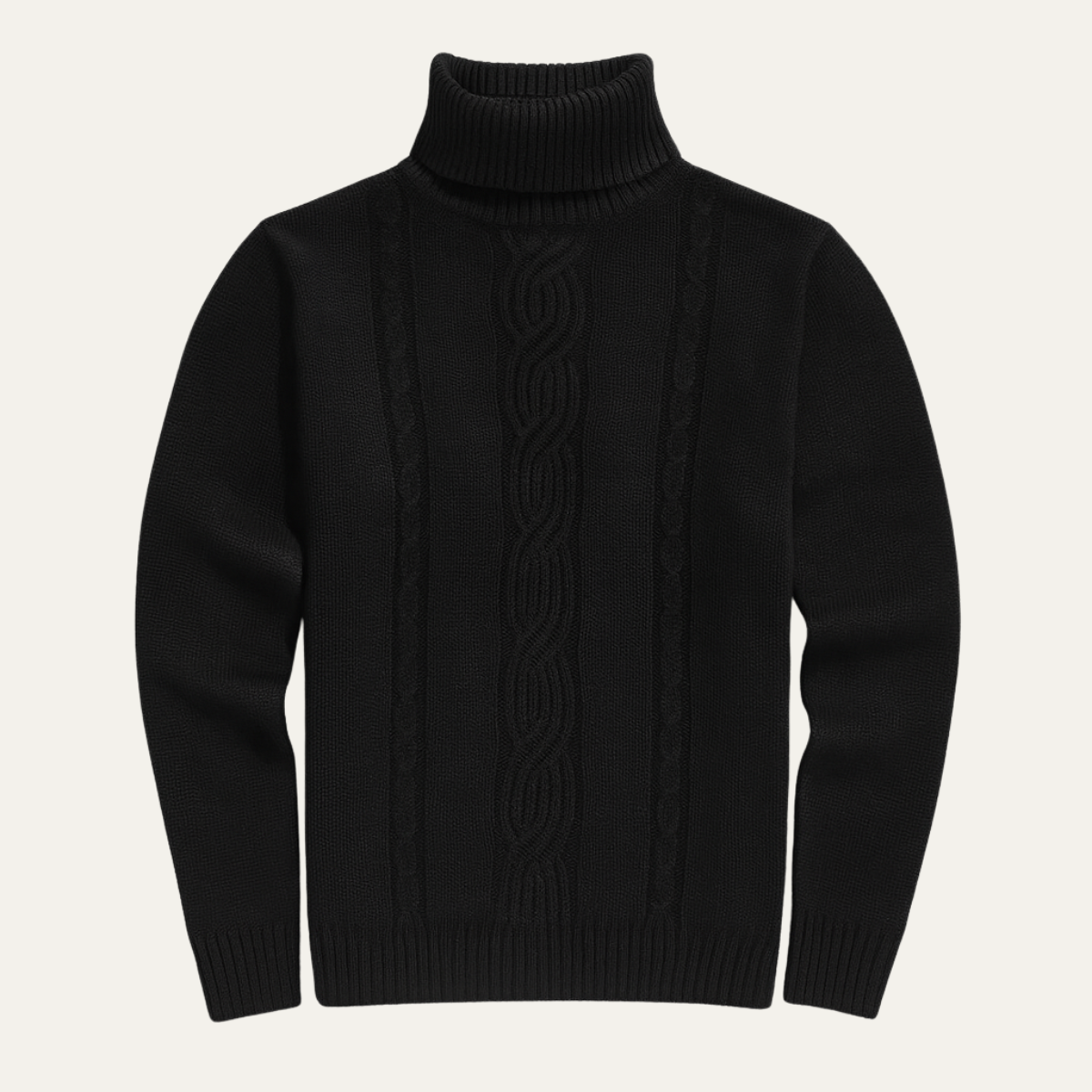 Men's Merino Wool Turtleneck Sweater - Vonnera