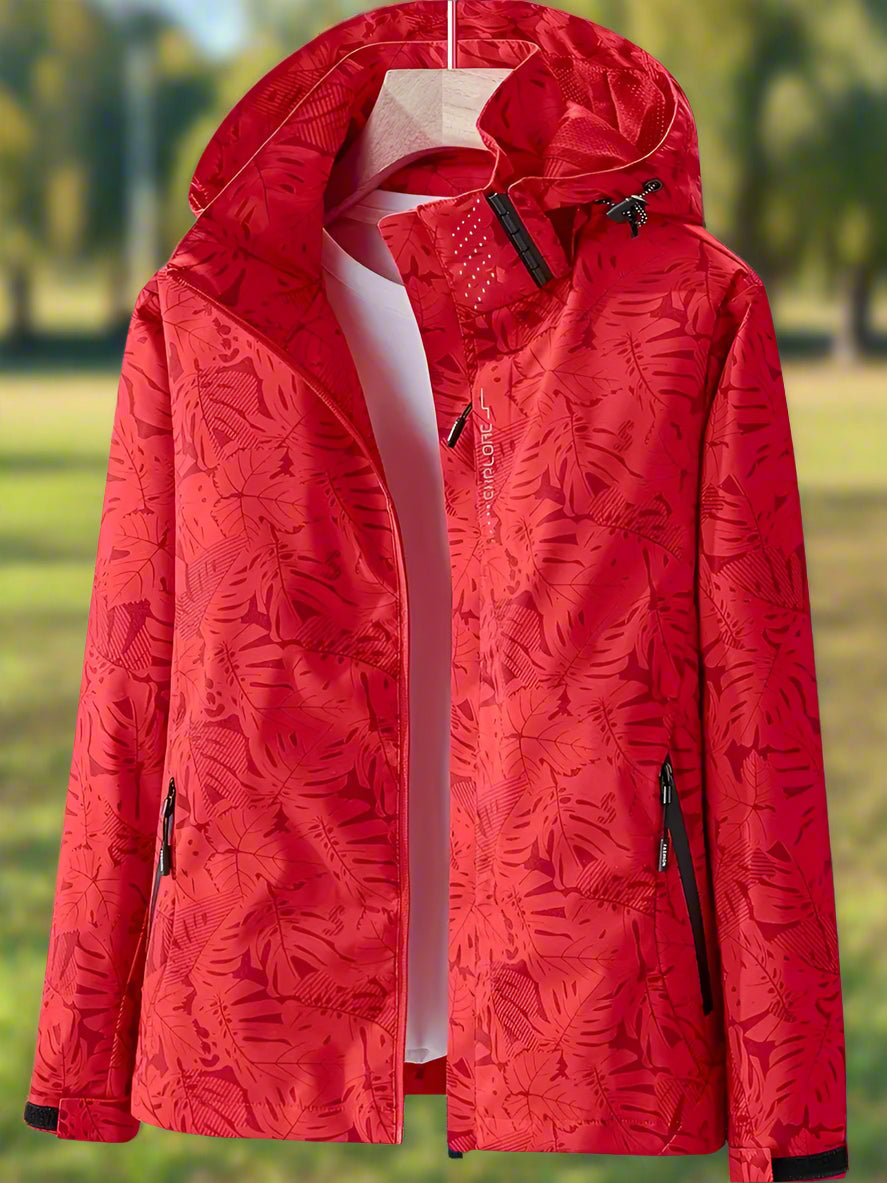 Women's Hooded Zip Up Outdoor Jacket