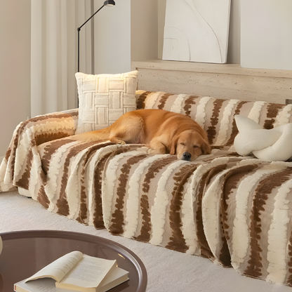 Plush Sofa Blanket Cover Multifunctional
