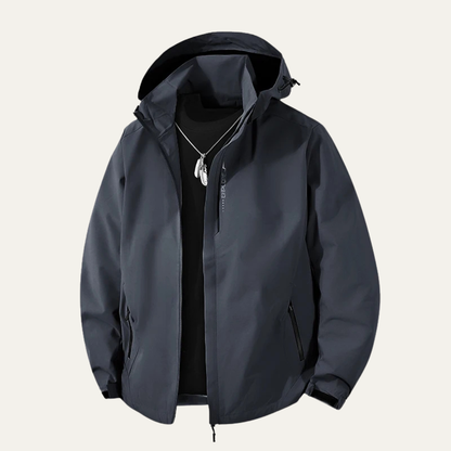 Waterproof Softshell Rain Jacket Windproof Hooded Outdoor Coat