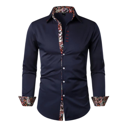 Men's Paisley Accent Dress Shirt