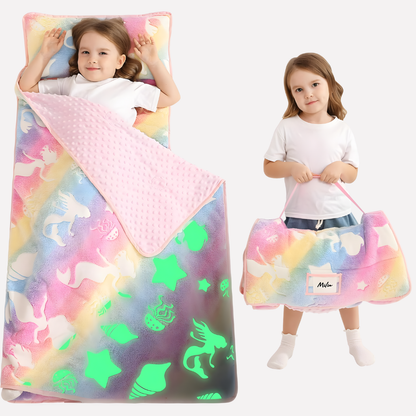 Toddler Sleep Mat With Pillow And Blanket