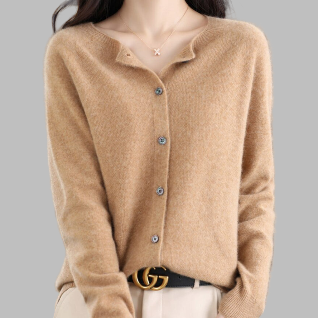 Women's Open Neck Cardigan