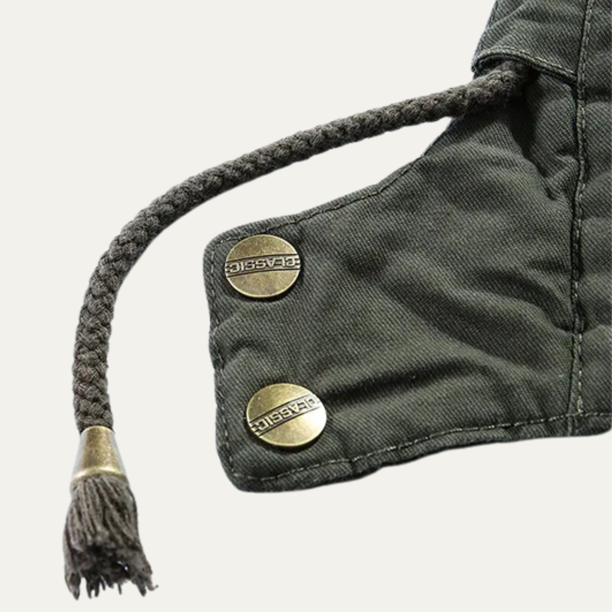 Men's Cotton Hooded Jacket Warm Inner Lining