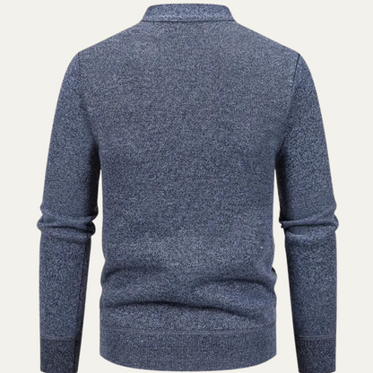 Men's Casual Cardigan Knit Button Up With Pockets