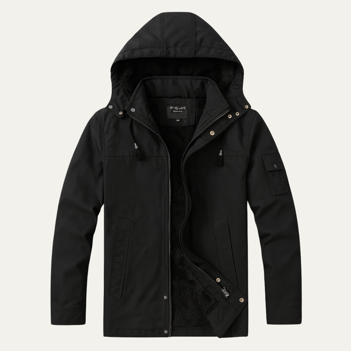 Men's Modern Parka Winter Jacket With Hood - Vonnera