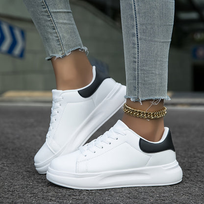 Women's Leather Sneakers Casual White