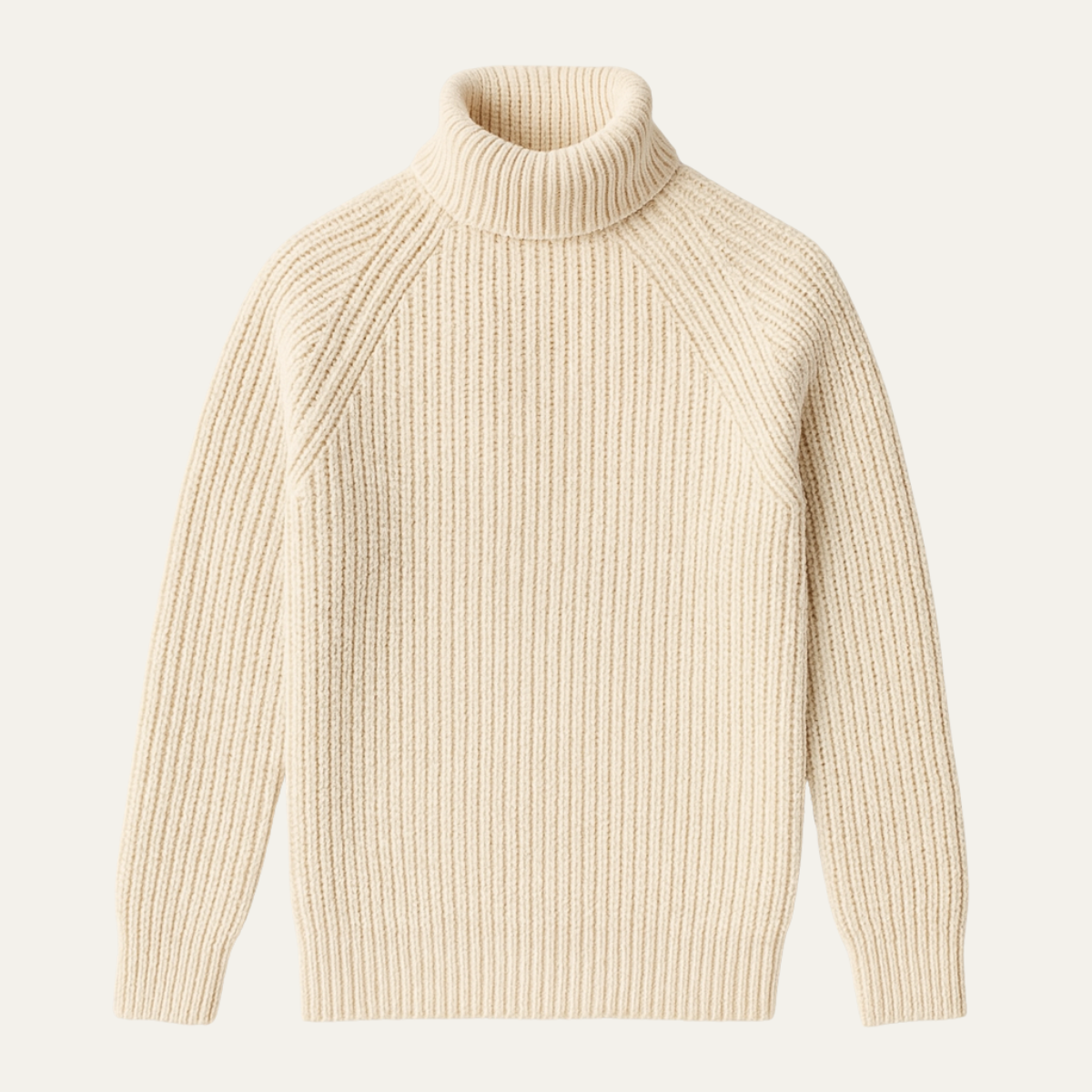 Men's Wool Turtleneck Sweater Chunky Warm - Vonnera