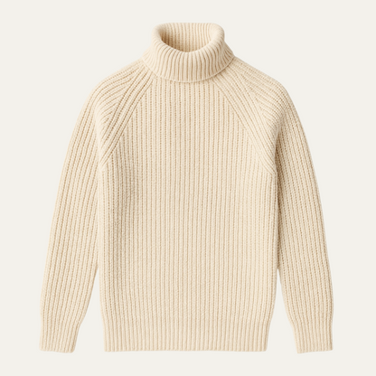 Men's Wool Turtleneck Sweater Chunky Warm - Vonnera
