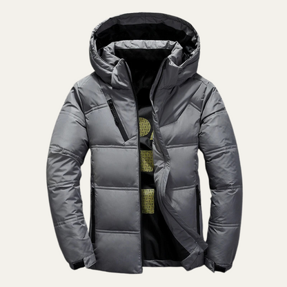 Wrenford Men's Down Puffer Jacket Winter Hooded
